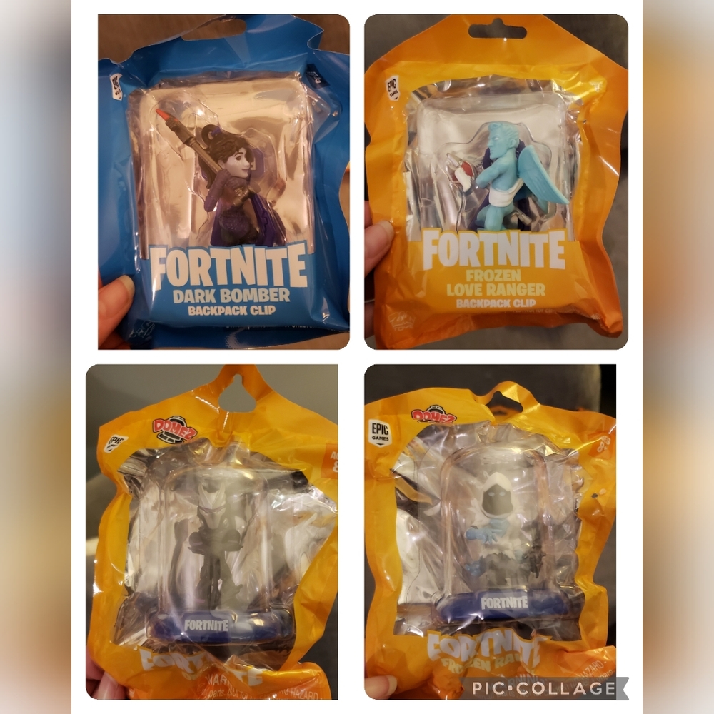 Attention FORTNITE fans! 4PK Collectible NEW